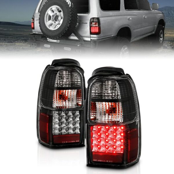 TOYOTA 4RUNNER 01-02 LED TAIL LIGHTS BLACK