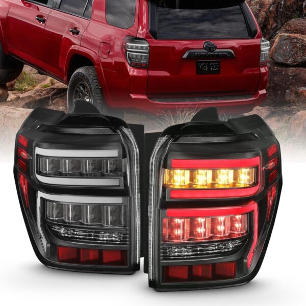 Custom Rear LED Tail Light Black Housing – 2014+ Toyota 4Runner