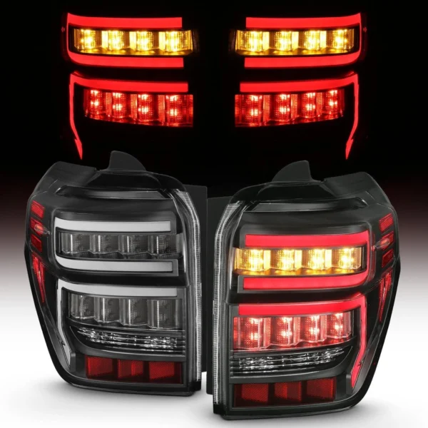 Custom Rear LED Tail Light Black Housing – 2014+ Toyota 4Runner