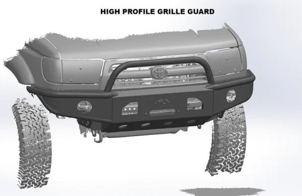 96-02 3RD GEN 4RUNNER CLOSED WING HYBRID BUMPER – DIY KIT