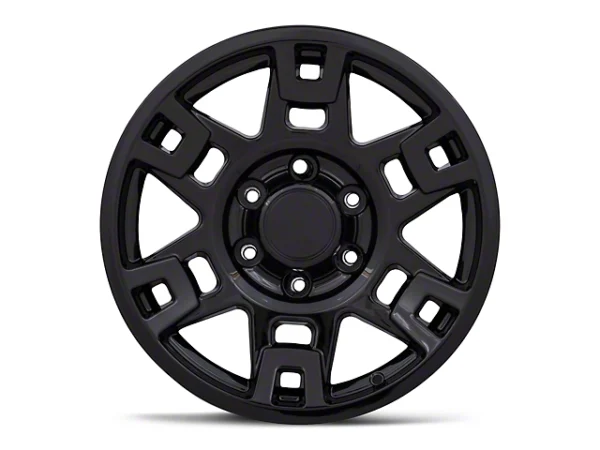 TRD Style Gloss Black 6-Lug Wheel; 17×8; 16mm Offset