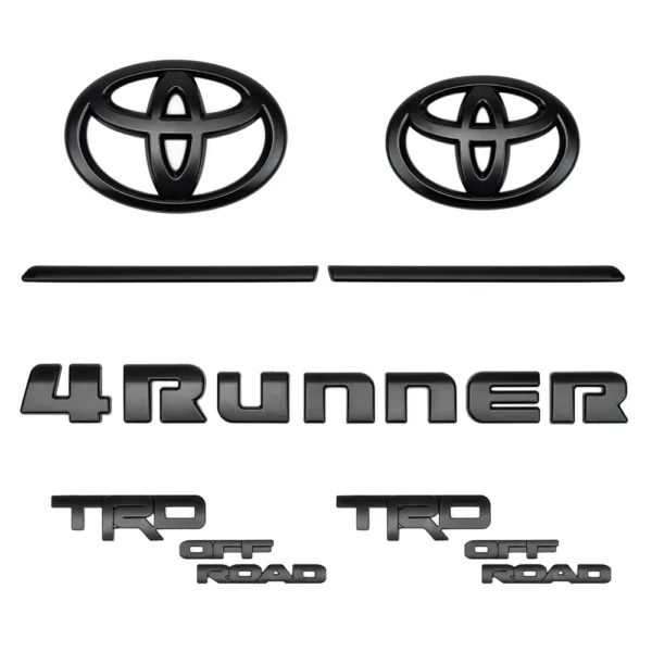 4RUNNER BLACK OUT EMBLEM OVERLAY KIT