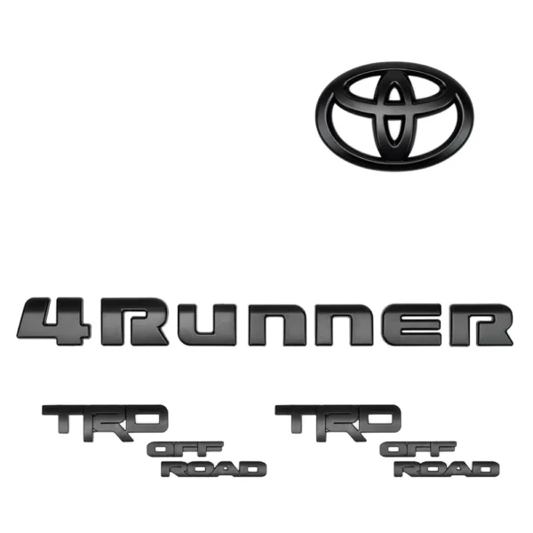 4RUNNER BLACK OUT EMBLEM OVERLAY KIT