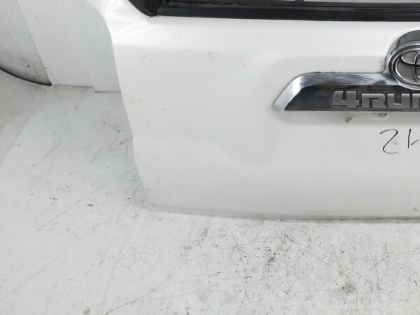 13-15 Toyota 4Runner Trunk Lid Deck Tailgate Hatch *Broken Glass* Blizzrd Pearl